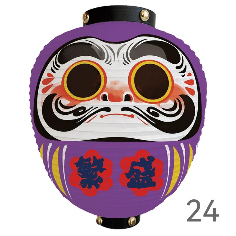 Japanese Style Cartoon Wish Dharma Hanging Lantern Japan Mascot Daruma Sushi Pub Bistro Restaurant Izakaya Decor Lantern