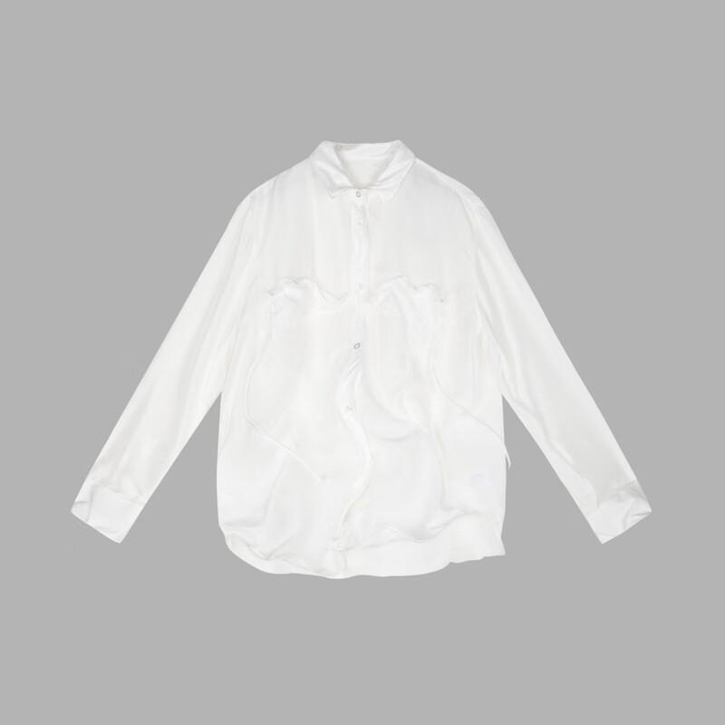 JNBY 100% Mulberry Silk Long Sleeve Shirt