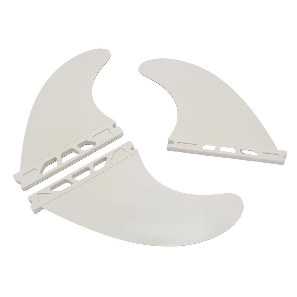 Surfboard Fins Set of 3 Sturdy PVC   for Longboard Shortboard Stand Up Paddle Board