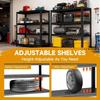 72''H × 40''W Garage Shelving, Metal Shelving Unit and Storage, 2500lb Standing Shelves,Heavy Duty Shelving with, Customized