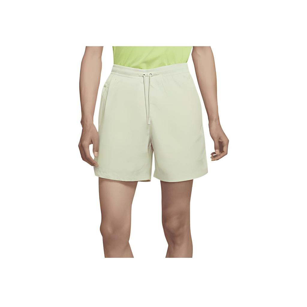 Nike Zen And Tea Collection Breathable Solid Color Drawstring Shorts Men Bottoms Light-Olive-Green Grey DV6194-371