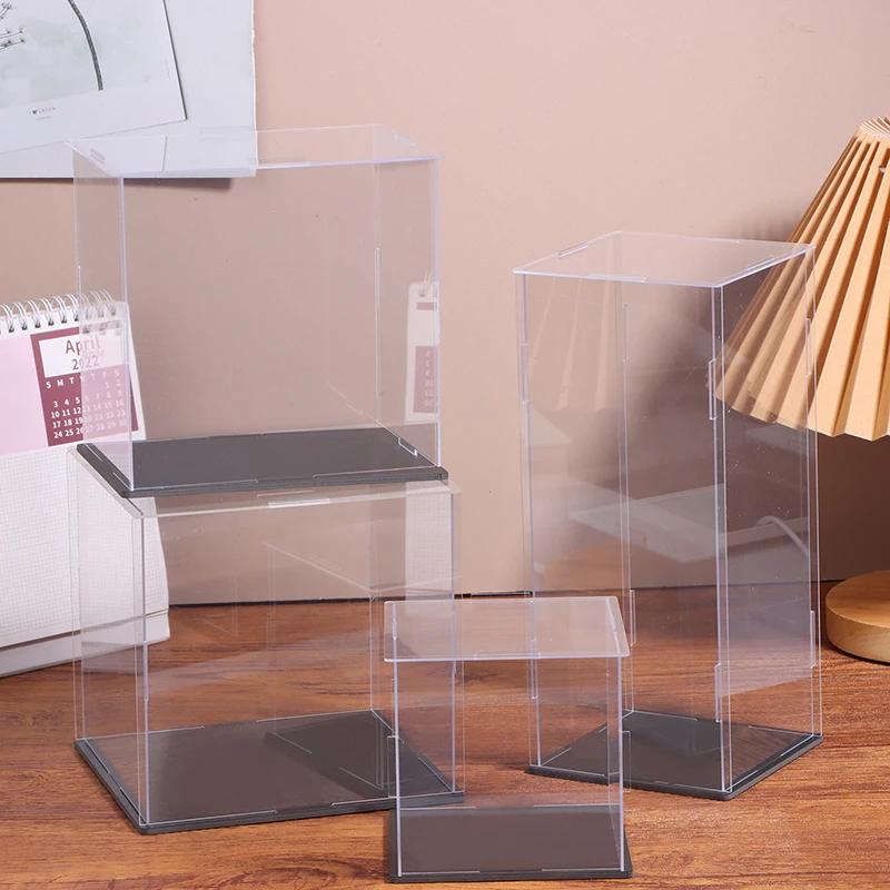 Acrylic Transparent Display Box Dustproof Storage Cabinet for Dolls Toys Collectibles 22 Sizes