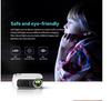 A2000 MINI Projector Home Cinema Theater Portable 3D LED Video Projectors Game Laser Beamer 4K 1080P Via HD Port Smart TV BOX