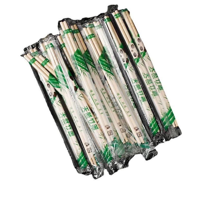 Yunpo Individually Wrapped Disposable Round Chopsticks