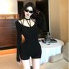 Hollow Sleeve Halter Neck Jumpsuit: Unique Spring Style for Women