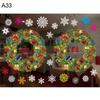 Christmas Decoration Wall Window Glass Xmas Stickers Decal Patch Home Decor