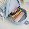 Mochila Escolar de Estudiante con Encaje de Lazo Gran Capacidad para Mujer