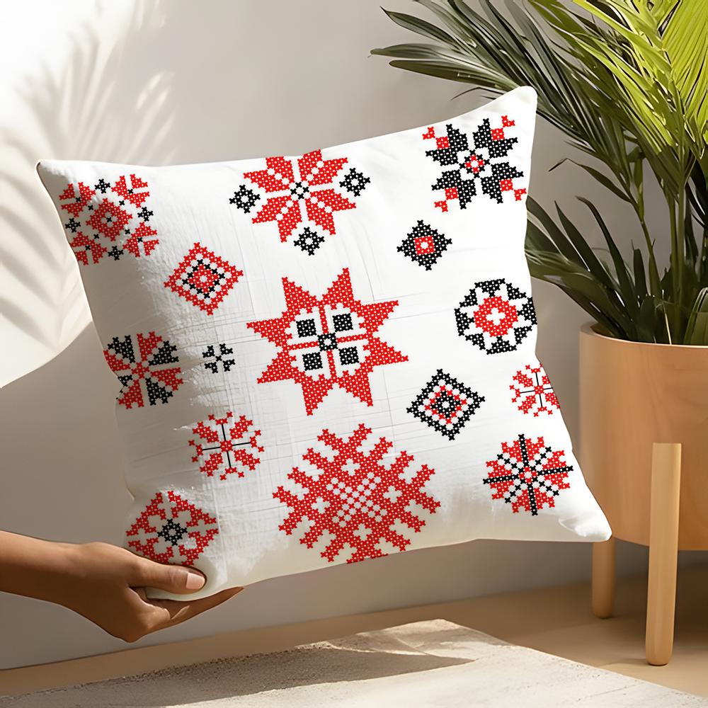 Russian Shading Pillow Case Linen Cushion Covers For Decorative Sofa Home Pillows Case Car Chair Pillows Cases