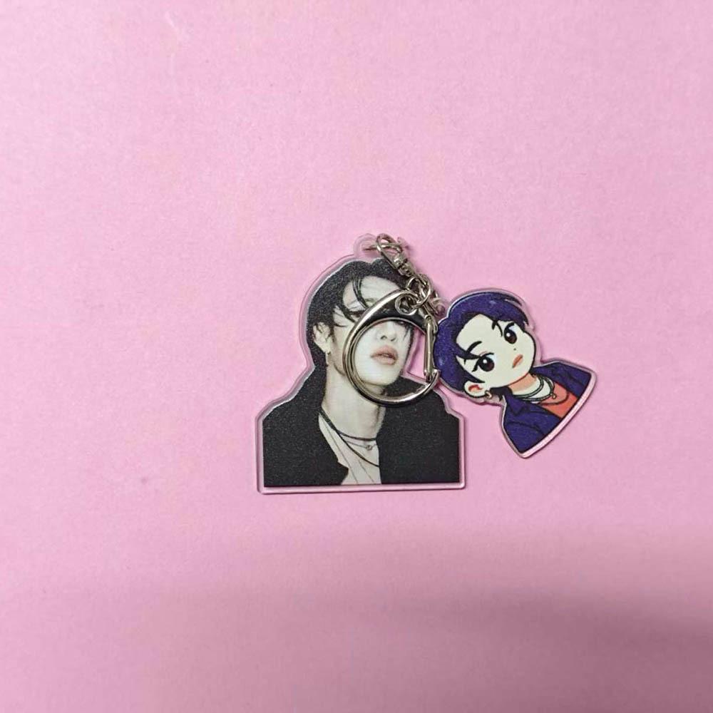 1 unidade de Chaveiro SKZ para Fãs de K-POP - Design de Grupo Musical com Iniciais SKZ Acessório Colecionável, Pingente de Bolsa 2D Plano com Tema K-POP