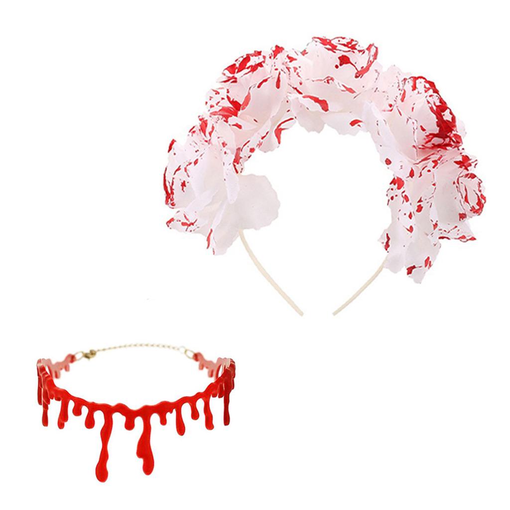 Splattered Blood Glasses Halloween Pointed Hat Bloody Gloves Stockings Decorative Glasses Halloween Costume Accessories