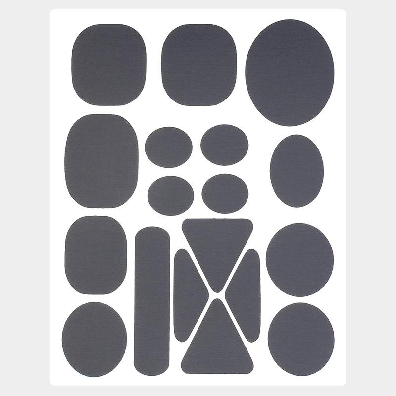 1Set Self-Adhesive Clothing Repair Patches Assorted Shapes Universal Durable Fabric Fixes For Down Jackets And Garments