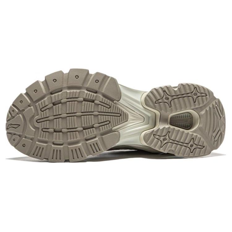 Li Ning Lijun BOW Sports Shock Absorption Non-Slip Low-Top Running Shoes Men sneaker Green Gray AZGU007-1