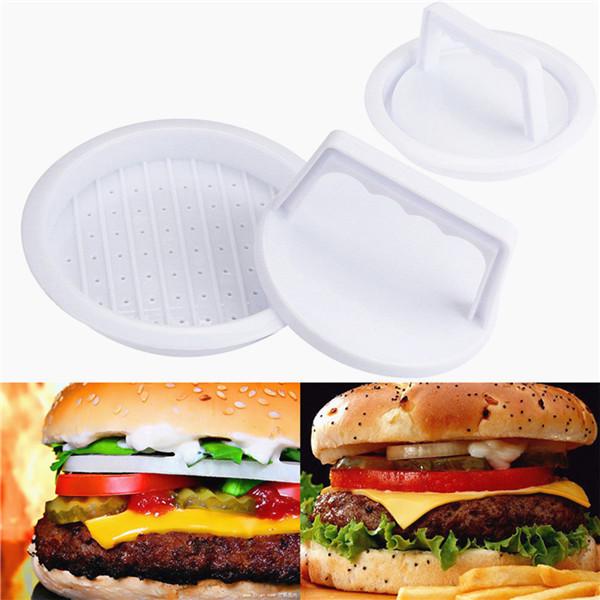 Mėsainių presas Maisto klasės plastikinis mėsainio mėsa jautienos kepsninė Burger Press Patty Maker Formos virtuvė