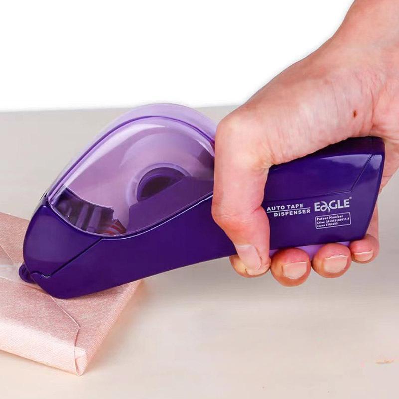 1PC Hand-held Automatic Tape Cutter - Used for Daily Adhesive Tape, Gift Packaging, Book Cover No Blade Does Not Hurt Hands