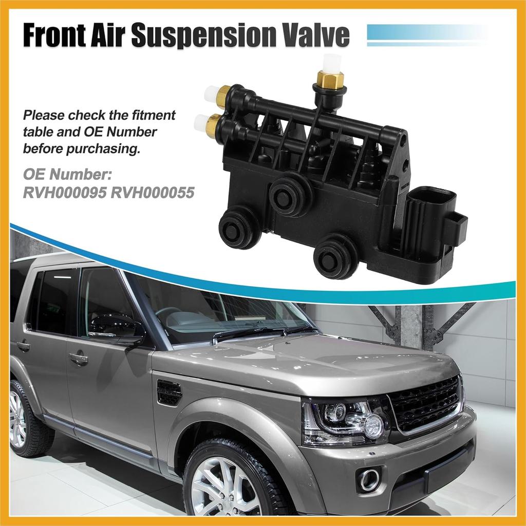 RVH000095 Front Air Suspension EAS Valve Block Transfer Valve for Land Rover LR3 2005-2009 for Land Rover LR4 2010-2016 for Land Rover Range Rover