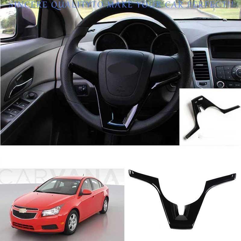 Для Chevy Cruze 2010-2015 2016 Глянцевая Черная Накладка-молдинг на Руль 1 ШТ.