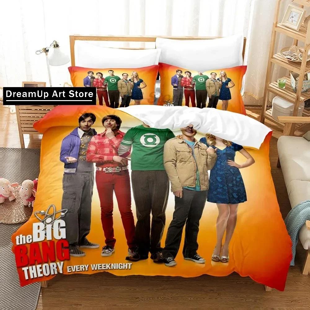 3D Print Fashion Big Bang Theory Bedding Set Boys Girls Twin Queen Full Size Duvet Cover Pillowcase Bed Adult Bedroom