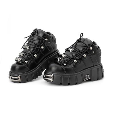 Summer Women's Shoes Super Platform Heightening Punk Boots Goth Dark Motorcycle Boots Women's Boots