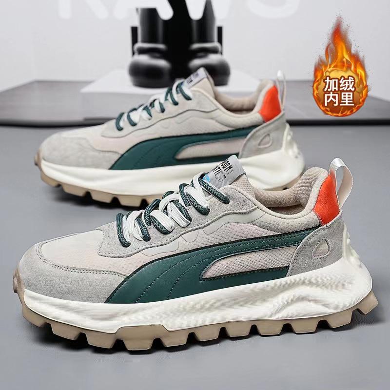 Noua tendință toamnă iarnă pantofi bărbați pantofi sport la modă de designer Alergare în aer liber Confortabil respirabil cald lux cu șireturi