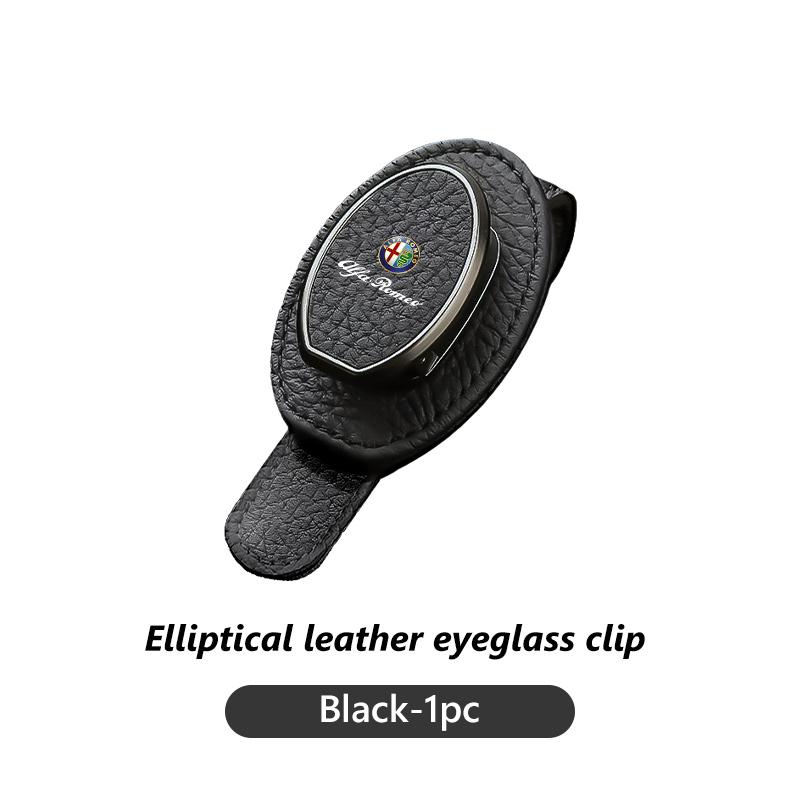 

2026 Hot Alfa Romeo Car Interior Sun Visor Sunglasses Storage Clip Ticket Card Organizer Accessories For Alfa Romeo GT Stelvio F