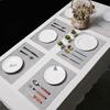 4Pcs Hitzebeständig Abwischbar Tischset Rutschfeste Abendessen Urlaub Tisch Matte Dekor