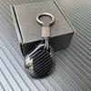 Carbon Fiber Painting Remote Key Shell Case Cover Fob Holder+Keychain For Harley X48 883 1200 Street Glide