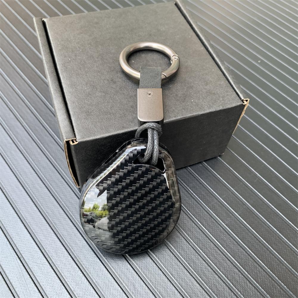 Carbon Fiber Painting Remote Key Shell Case Cover Fob Holder+Keychain For Harley X48 883 1200 Street Glide