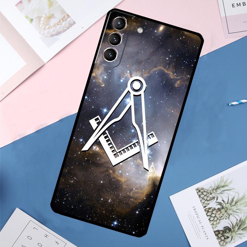 Freemasonry Logo Symbol Case For Samsung Galaxy S25 Ultra S24 S23 S22 S21 Ultra S9 S10 Plus S23 FE S25 FE Back Cover