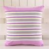 45x45cm Soft Linen Plaid Striped Pillowcase Sofa Waist Cushion Cover Home Office Chair Party Decoration