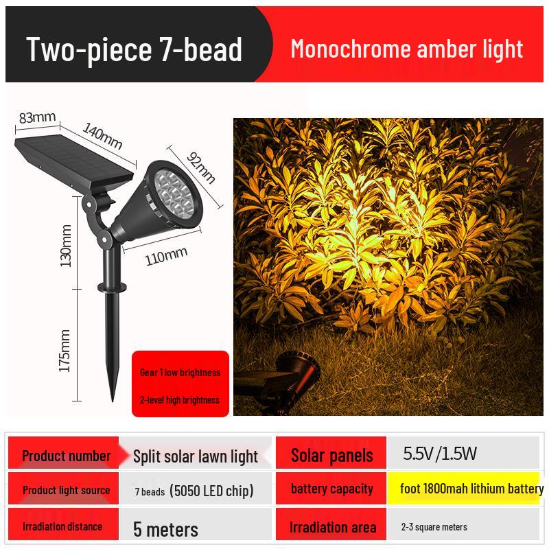 Super Bright Waterproof Outdoor Solar Spotlight for Garden and Home