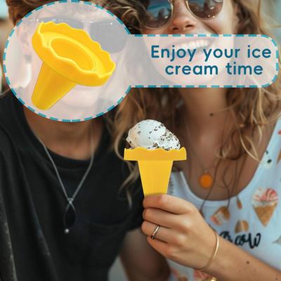 Mess-free Popsicle Holder Portable Ice Cream Cone Popsicle Holder Stand for Kids Drip-free Display Rack for Summer Days Birthday