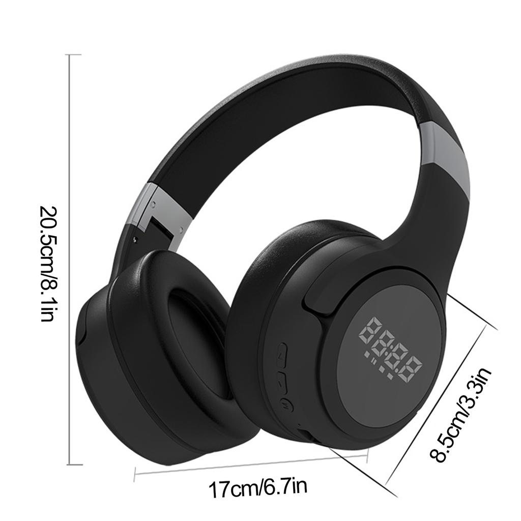 Cuffie Musicali Wireless Over-Ear Pieghevoli Leggere Cuffie per la Vita per Telefono Computer