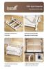 Punch-Free Under-Mount Kitchen Cabinet Pull-Out Dish & Bowl Storage Rack