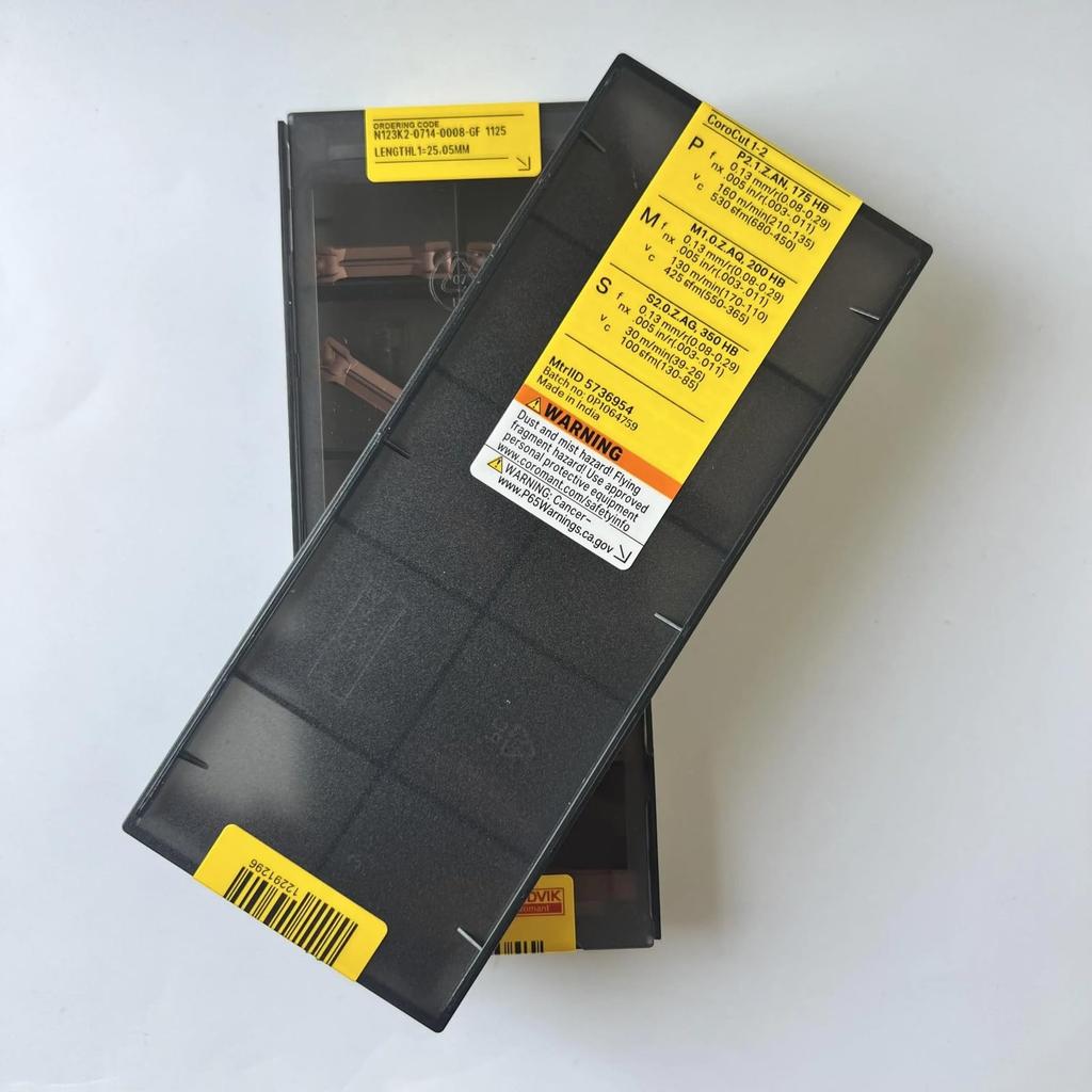 Original Sandvik / N123K2-0714-0008-GF 1125 /CNC CARBIDE tool blade 10 Pcs