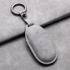 Suede Leather Car Key Case Cover Holder Keychain Shell for Li Auto Ideal One L9 for Li Lixiang L7 L8 2025 2025 Remote Key Fob