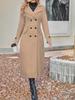 Fashion Autumn Winter Double Button Warm Wool Coat Overcoat