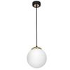 Lampa Wisząca Sparta 1 E27 Czarny  Milagro Mlp6495