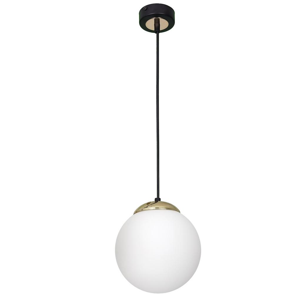 Lampa Wisząca Sparta 1 E27 Czarny Milagro Mlp6495
