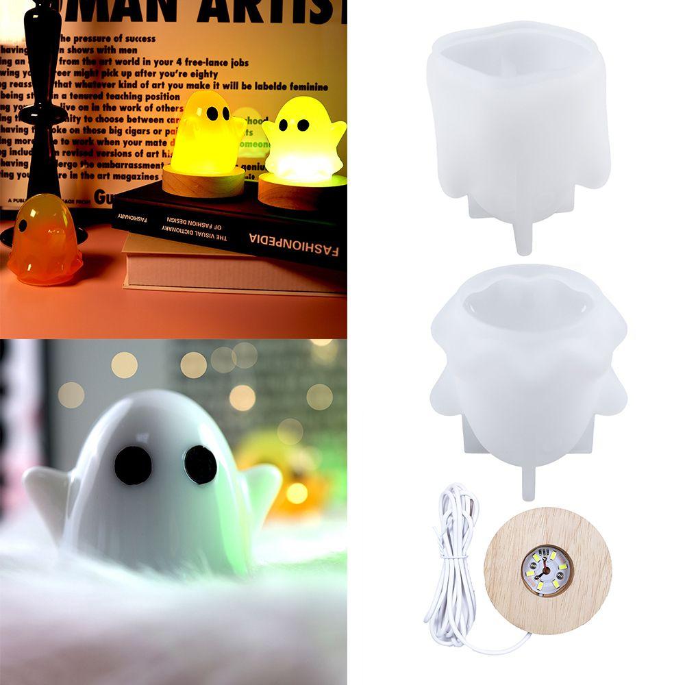 

Эпоксидная смола, орнамент на Хэллоуин, силиконовая форма, форма для литья, Хэллоуин, призрак, ночник, смоляные формы