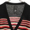 Diesel Made In Italy Border Long Sleeve Knit Cardigan L Black Series Men's Used