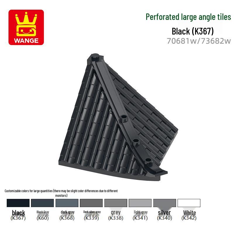 

Wange Science & Education Набор строительных блоков 70681w73682w - Совместимые, Отдельные детали с отверстиями и Большие угловые плитки 1kg (approx. 98 pcs)