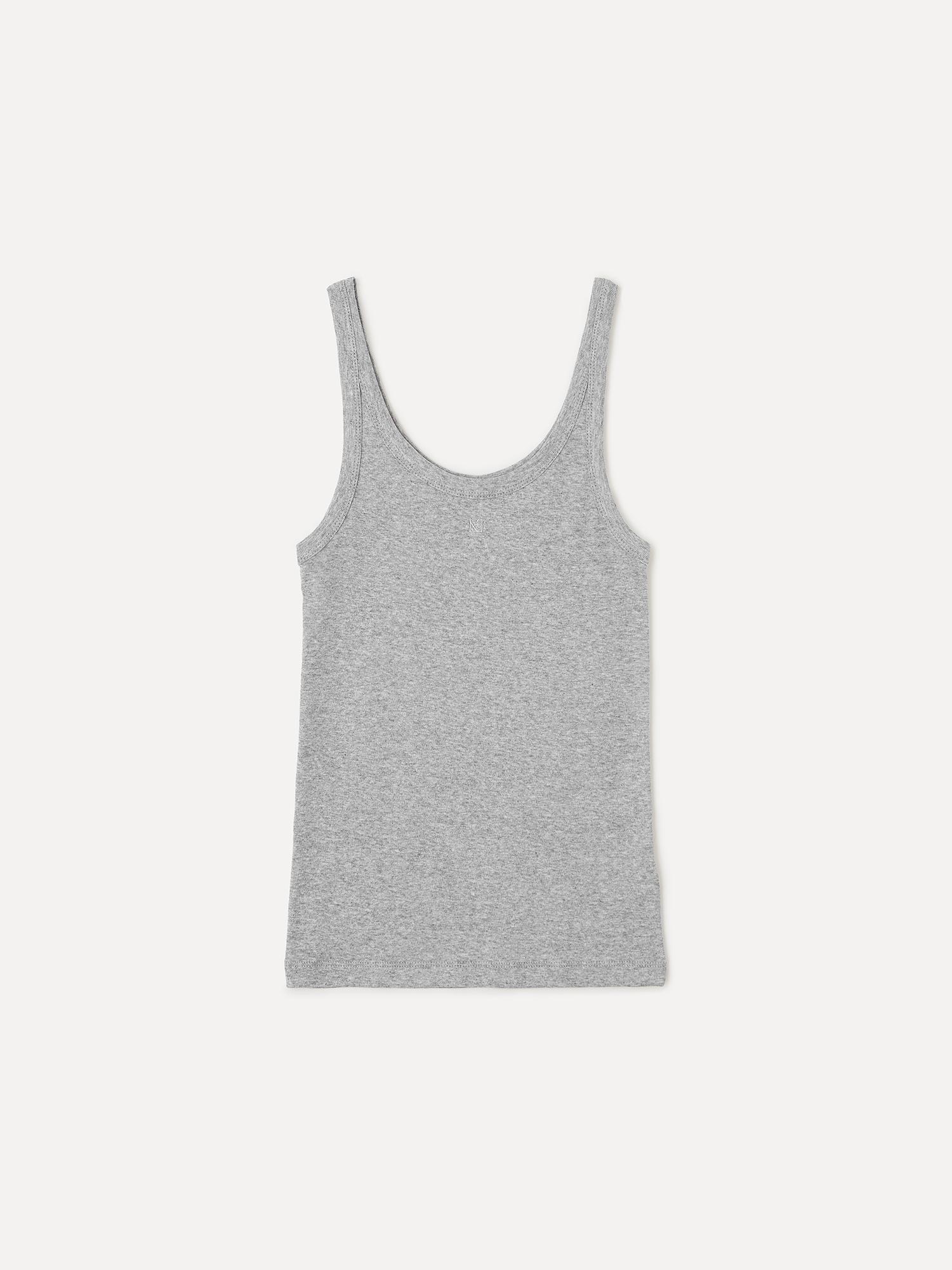 Label Archive W Moa Contour Scoop Tank Melange Gray 1