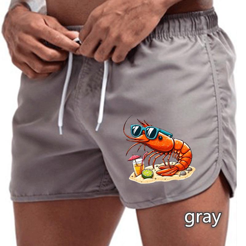 BBK-82 Summer New Men's Quick-Drying Swim Trunks Sports Pants Swimwear Beach Shorts Jogging Shorts Sports Creative Basketball Print