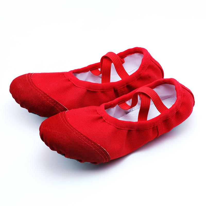 Fashion Dance Shoes Children Girls Women's Canvas Soft Soles Acrobatics Ballet Yoga Gym Adult Dancing Cat's Paw Practice Shoes