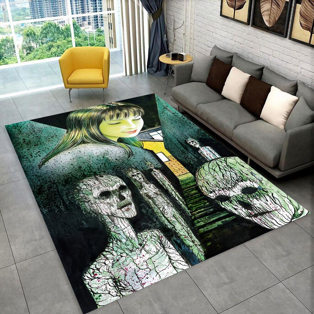 Horror Ito Tomie Kawakami Duch Kreskówkowy Dywanik Dywan do Salonu Sypialni Wystrój Domu, Dekoracja na Sofę Wycieraczka