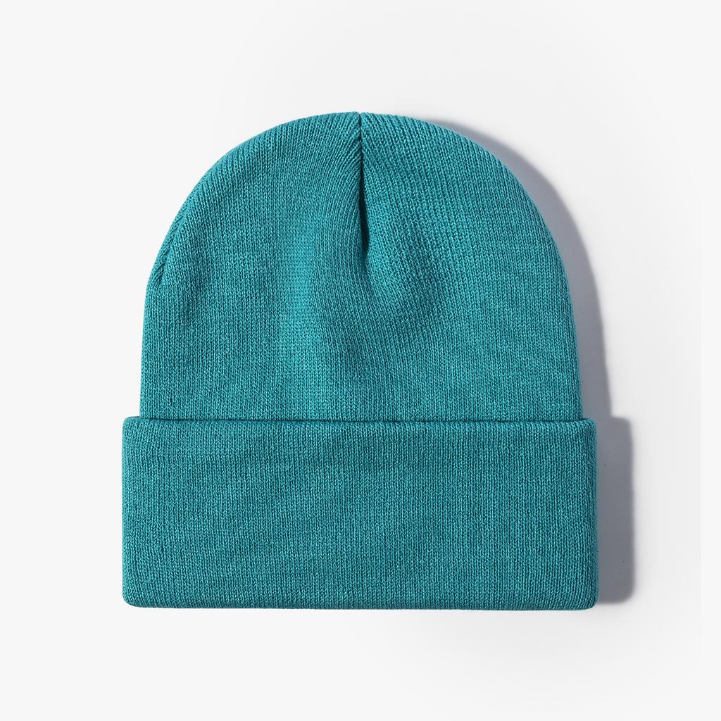 Knitted Wool Hat Autumn And Winter New Face Small Solid Color Light Board Warm And Cold Cover Cold Hat