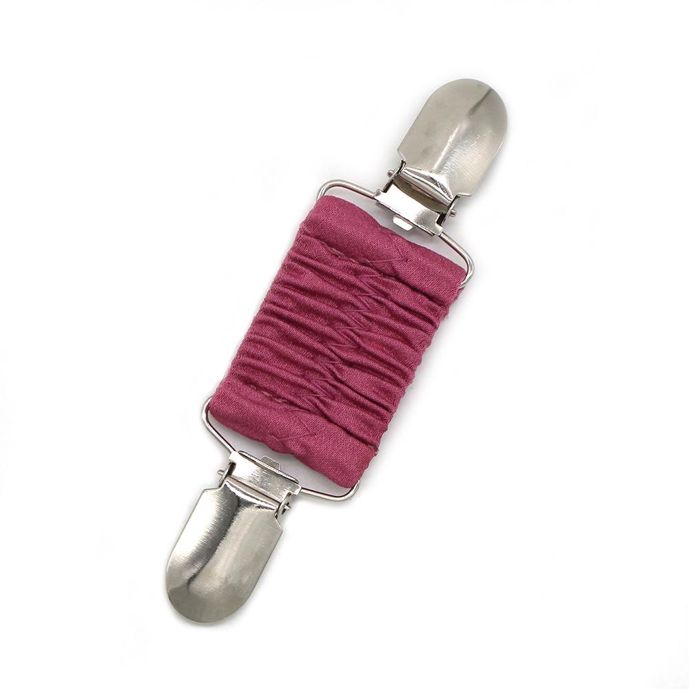 European-American Style Fabric Cardigan Clip: Niche Ladies Waist-Clinching Elastic Anti-Exposure Buckle Scarf Shawl Clip