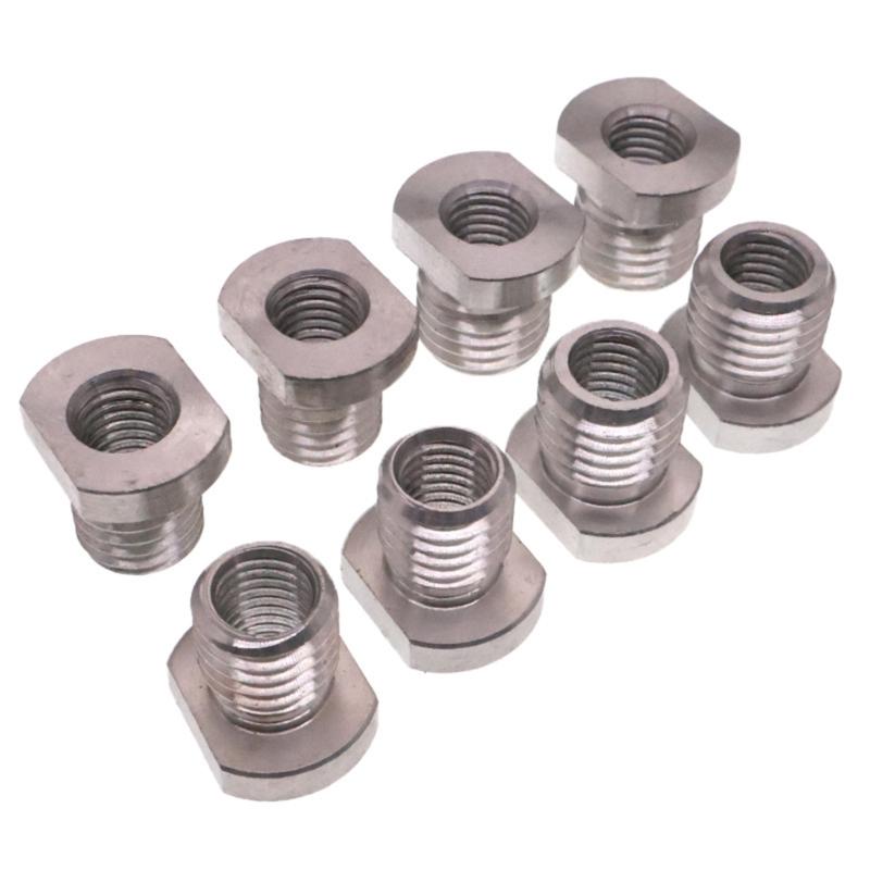2Pcs Stainless Steel Angles Grinders Adapter Screws M10 To M14 And M16 Thread Adapter For Various Power Tool