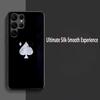 Poker fashion deisgn pop Phone Case For Samsung Galaxy S25 S24 S23 S22 S21 S20 Plus Ultra Note20 Limited Edition Soft Black