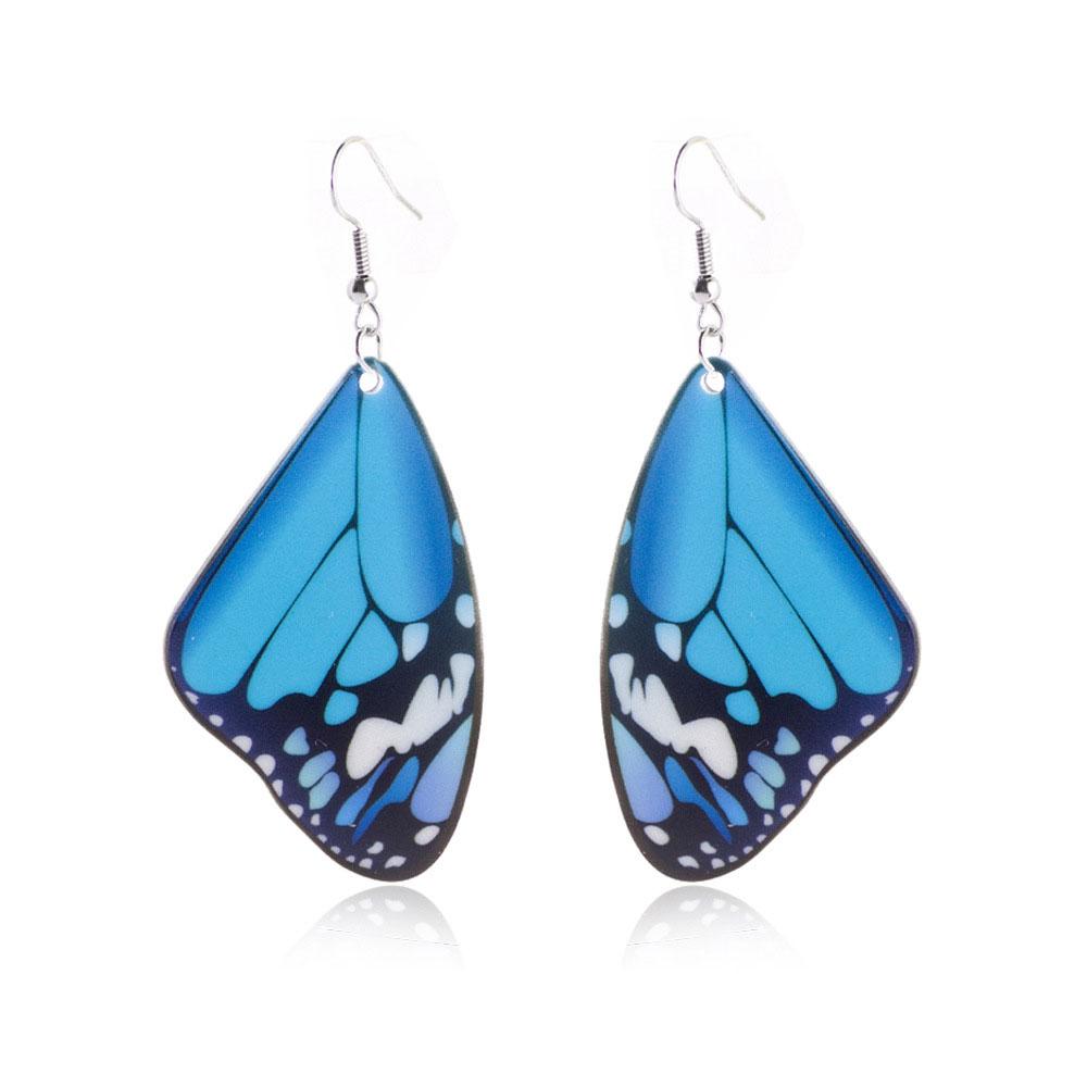Butterfly Personality Exaggerates Natural Earrings, Stainless Steel Earhooks, Popular Earrings
